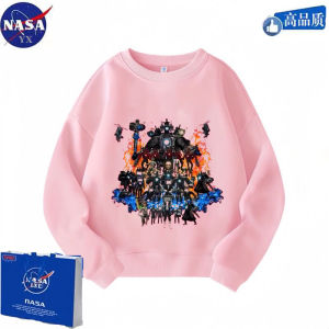 NASA Thin Sound TV Boy Sweatshirt Childrens Spring Autumn Clothing Pure Cotton Cartoon Animation Style Male Childrens Top