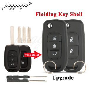 Upgrade Modified Flip Car Key Fob Case Shell for Renault Symbol Trafic Clio 4 Twingo Dacia Logan Sandero Dokker Duster VIVARO