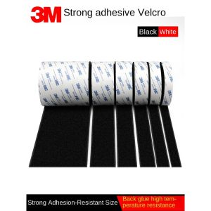 3M 9448A Black Mushroom Double-Sided Adhesive 3m 16-38mm Strong Non-Trace High Temperature Resistant Double Sided Adhesive Tape
