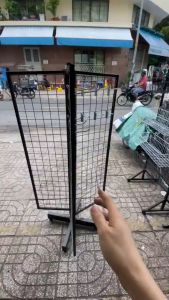 Kệ Sắt Xoay 3 Cánh Treo Trưng Bày Phụ Kiện Bán Hàng Kệ Xoay Móc Cài Lưới Treo Ốp Lưng Móc Khóa