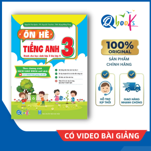 Sách - Ôn hè - Tiếng Anh 3 (Lớp 3 lên 4) - Chương trình mới (Qbooks)