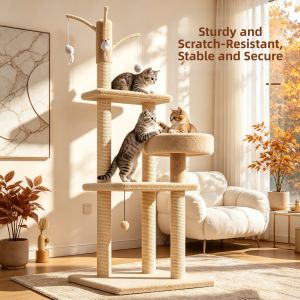 HOOPET | Small Multi-functional Cat Climber Sword Linen