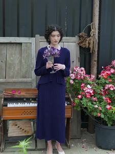 Slimming Merino Wool Blend Dress