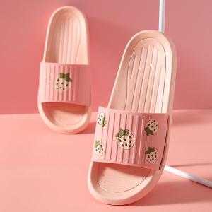 2025 New Womens Slippers Summer Indoor Home Bathroom Anti-slip Soft Bottom Sandals Comfortable Home Slippers for Bath Use