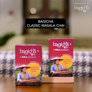 Bagicha Classic Indian Masala Tea Assam Black Tea with Whole Spices Rich & Full-Bodied Milk Tea 225g