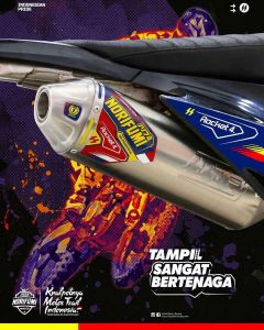 Knalpot racing Norifumi Rocket4 DTRACKER CRF KLX WR155