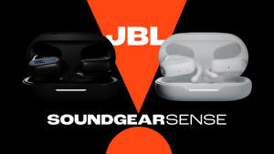 JBL Soundgear Sense True Wireless Open-Ear Headphones | Up to 24H Playtime | IP54 Water Resistant | Built-in Microphone