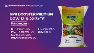 (Beli 7 Gratis Kaos) DGW - Pupuk NPK Booster Premium 12-6-22-3-TE