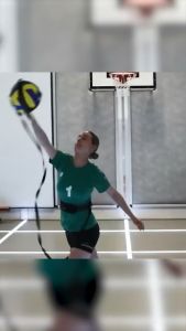 Volleyball Training Belt Adjustable Volleyball Spike Trainer Improve Ball Control Touch High Trainer