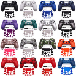 Full Plastic Hard Shell + Buttons Mod Kit For JDS JDM-050 055 For PS4 5.0 Controller Housing Cover Case
