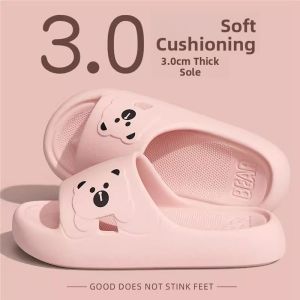 MONLEYTA | Womens Summer 2025 New Home Indoor Bathroom Anti-slip Thick Bottom Slipper Comfortable Slippers EVA Material Easy To Clean