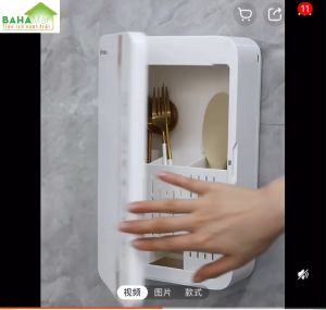 HỘP KHỬ TRÙNG TIA CỰC TÍM UVC VÀ KHÁNG KHUẨN ĐŨA THÌA MUÔI THÔNG MINH CÓ THỂ TREO TƯỜNG "BAHAMAR" Có 3 chế độ thông minh để lựa chọn