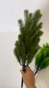 1 PC Simulated Pine Cypress Trees Plastic Home Garden Decoration Plants Ground Inserted Artificial Greening Festival Decoration