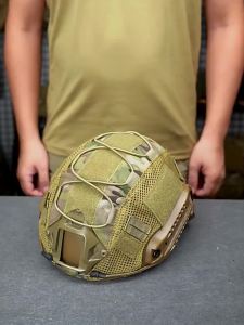 2025IDOGEAR Small Steel Scorpion  FAST Helmet Cloth Combat Camouflage Velcro Helmet Cloth Concealment Helmet Cloth Upgraded Version
