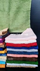 35*35cm 100%cotton solid color face Towel For Adult and child Fast Drying Travel Gym Camping Sports business washcloth 12x12inchi