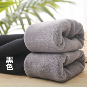 High Waist Fleece Lined Thickened Autumn Winter New Style German Velvet Slim Fit Pants Womens Leggings plus Size Nine Points
