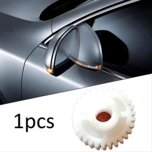 1 Bánh răng động cơ gấp gương chiếu hậu (30T/TRẮNG) cho xe hơi Hyundai Santafe vòng nhựa phụ kiện gương ô tô