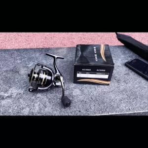 Limnoid AC2000-5000 Spinning Fishing Reel All Metal Spool 10KG Max Drag Brass Gear 5.2:1 High Speed for Freshwater Saltwater Fis