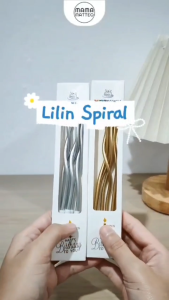 Lilin Spiral 1 Box isi 6pcs / Candle Lilin Ulir Ulang Tahun Dekorasi Kue BANDUNG