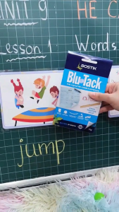 [HOTIS] Đất sét dán dính Poster Blutack Bostik 75g dính tường mà không cần khoan đục