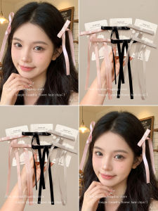 PINK EMPRESS | Double Layered Bow Ribbon Hair Clip Side Headwear Accessory