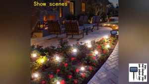 พลังงานแสงอาทิตย์ Inground Light 15 in 1 สวนพลังงานแสงอาทิตย์ Patio Light กันน้ำสำหรับลานทางเดิน Patio Driveway ตกแต่ง