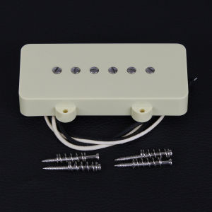 Bộ Pickup Guitar FLEOR Ivory Vintage Alnico 5 - Cổ & Cầu Dành Cho Guitar Jazz Kiểu JM Kim Loại & Nhựa Single Coil