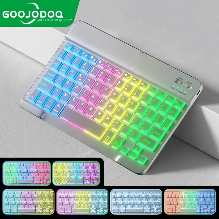 10inch Backlit For iPad Keyboard Backlight Bluetooth Keyboard For IOS