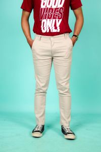 Celana panjang pria chino premium krem celana chino distro panjang/Celana terlaris dan terpopuler