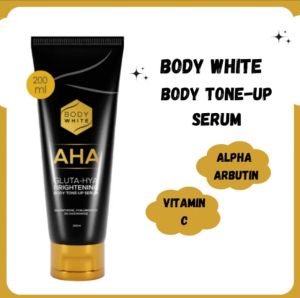 BODY WHITE AHA GLUTA-NYA BRIGHTENING BODY TONE-UP SERUM 200ml