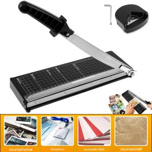 MINI กระดาษ Trimmer เครื่องตัดกิโยติน 8 แผ่นความจุที่ถูกต้อง A4 ตัดความยาวเดสก์ท็อปเครื่องตัดกระดาษตัดกระดาษคราฟท์