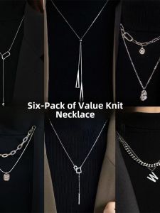 Elegant Long Necklace for Women 2025 New Style Luxury Minimalist Sweater Chain Autumn Winter Fashion Jewelry Accessory