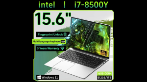 Intel i7-8500Y ultra-thin and efficient laptop is the first choice for online courses for business office students! Long battery life narrow bezel large screen multifunctional king suitable for daily office/audio-visual entertainment