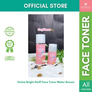 Emina Bright Stuff Face Toner Water Boom 100ml / 50ml | Toner Wajah Segar & Mencerahkan Kulit