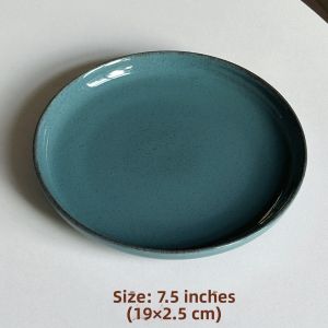Simplified Ceramic Dining Set Deep Dish Creamy Ins Style Home Use Restaurant White Peach Mr New Model Plain Edge round Shape