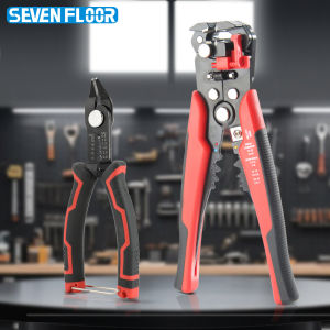 Pack of 2 3-in-1 Side Cutters Cutting PliersWire Strippers Automatic Wire Stripper 10-24 AWG and Side Cutters 20-10 AWG.
