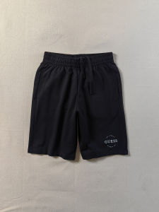 Summer Mens Shorts Letter G Series Elastic Waist Five-Point Sports Casual Breathable with Back Pocket Loop Knit Urban Fashion