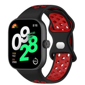 Dây Đeo Silicon Cho Redmi Watch 4/5 Xiaomi Band 8/9 Pro Thoáng Khí Dây Đeo Tay Thay Thế Phụ Kiện Thoáng Khí Vòng Tay Dây