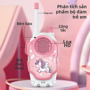 YIXIN | Đồ Chơi Giáo Dục Walkie Talkie cho Trẻ Em