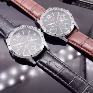 นาฬิกา 1374D สายนาฬิกา หนัง นาฬิกา รุ่น 1374D หน้าปัดแบบ 41 มม เป็น นาฬิกาของผู้ชาย นาฬิกาผู้ชายเท่ๆ นาฬิกา รุ่น 1374D สายนาฬิกา หนัง นาฬิกา รุ่น