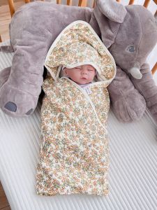 Pure Cotton Baby Wrap Blanket for Newborns Prevent Startle Swaddle Summer Thin Fabric Soft Comfortable for Infants And Babies