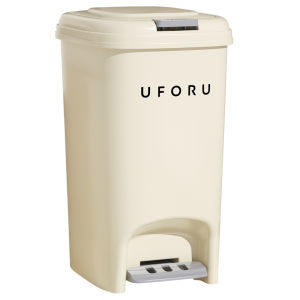 Thùng Rác Miseeda 12L Có Nắp Đậy Dùng Chân Hình Chữ Nhật Dùng Trong Nhà Bếp Phòng Tắm Phòng Khách Ký Túc Xá Chất Liệu Nhựa