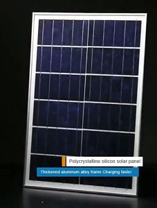 Đèn 500w pha led Năng Lượng Mặt Trời công suất kèm tấm pin rời có remote có cảm biến tự động dây nối Không thấm nước