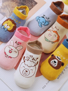 BBKid🦄️Baby 0-3Y Anti Slip Ankle Cotton Socks 1 Pair ZR001