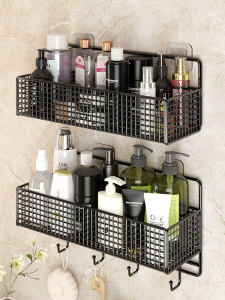 ตู้ครัวเรือนในห้องน้ำแบบติดผนัง ตู้เก็บของในห้องน้ำแบบไม่ต้องเจาะ ชั้นวางของในห้องน้ำแบบติดผนัง เครื่องมือทำความสะอาดในห้องน้ำ