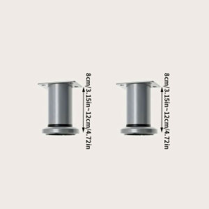 2pcs Furniture Support Legs Adjustable Height Table Legs Furniture Legs Used for Cabinets Sofas Bed Frames Tables