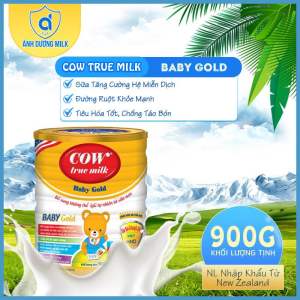 Sữa Cow True Milk Baby Gold - Giúp Tăng Cường Hệ Miễn Dịch Đường Ruột Khỏe Mạnh Tiêu Hóa Tốt Chống Táo Bón