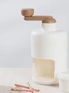 MLADEN Ice Blender Ice Crusher Machine Home Use DIY Hand Shake Ice Smoothie Maker Machine Kacang Machine