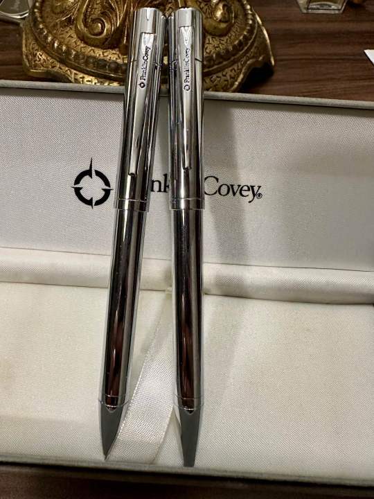Franklin Covey Greenwich Chrome Ballpoint Pen & Pencil Lazada PH