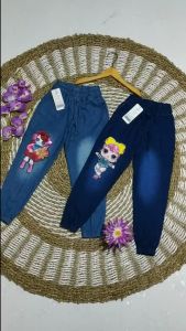 Celana Jogger Jeans Anak Lol Led Bisa Nyala - Jogger Jeans Anak